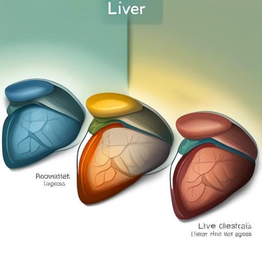 Diagram illustrating the progression and impact of Liver Cirrhosis in hindi meaning on human liver